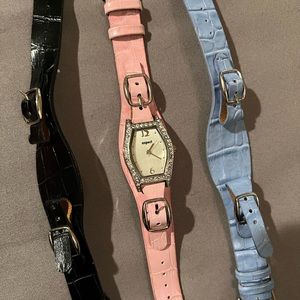 3/$10 Aspect Interchangeable Rhinestone Girl’s Watch